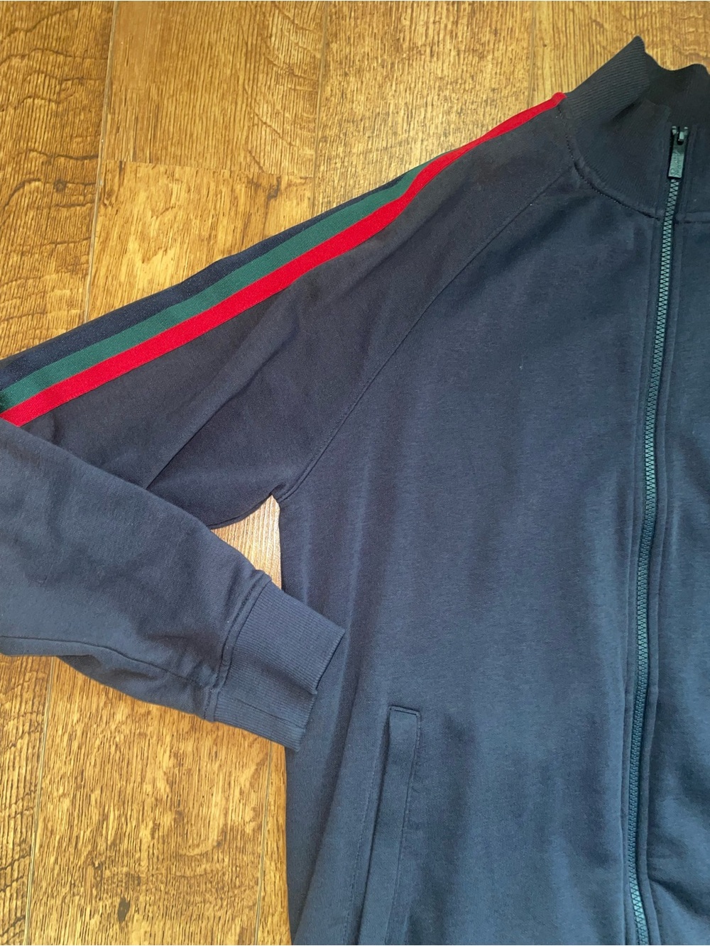 Jogger & jacket Tracking suit & Pants men with green red stripe lounge GG Gucci - Picture 12 of 16